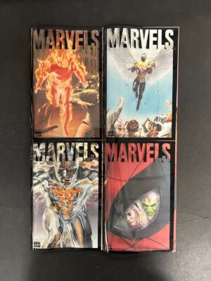 Marvels (1994) # 1-4 Complete NM (9.4) Set – Doomwar #1-4 Comic Book Marvel Comics 1994 Fantastic Four
