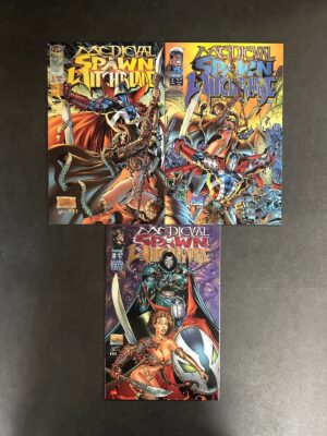 Medieval Spawn / Witchblade (1996) #1-3 VF/NM (9.0) Complete Set – Witchblade #1-3 Comic Book Image Comics 1996 Other