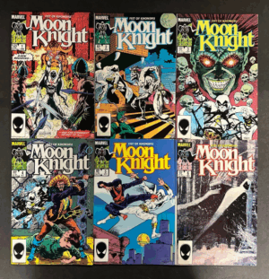 Moon Knight: Fist of Khonshu (1985) #'s 1 2 3 4 5 6 Complete VF/NM (9.0) Set – Moon Knight: Fist of Khonshu #1-6 Comi…