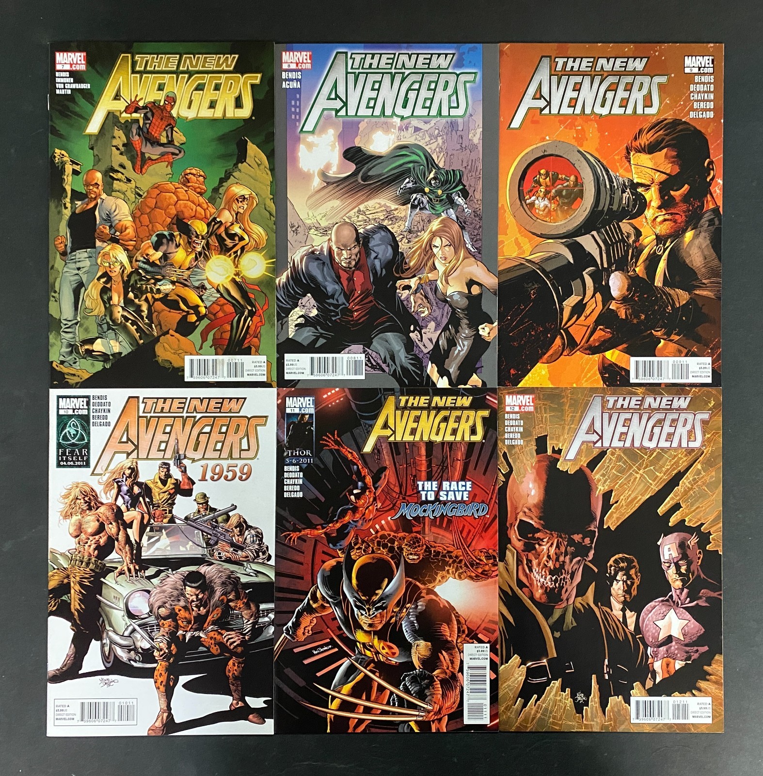 New Avengers (2010) #'s 1-34 + Annual #1 Complete NM (9.4) Set – New Avengers #1-34 Comic Book Marvel 2010 Avengers