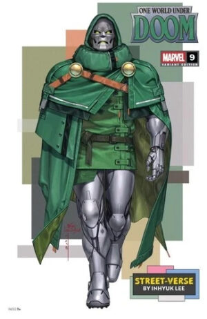 One World Under Doom (2025) #9 NM Inhyuk Lee Street-Verse Variant Cover – One World Under Doom #9 Comic Book Marvel C…