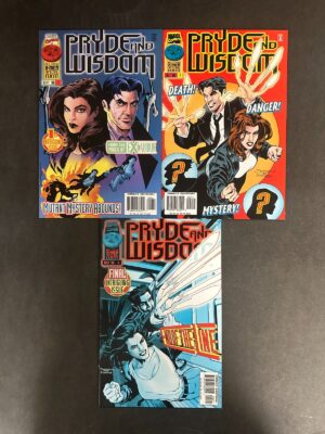 Pryde and Wisdom (1996) #1-3 VF- (7.5) Complete Set – Pryde and Wisdom #1-3 Comic Book Marvel Comics 1996 Uncanny X-Men