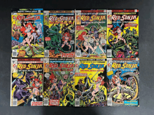 Red Sonja (1977, '83, '75) #1-15, 1-2, 1-7 Complete FN+ (6.5) Lot of 24 – Red Sonja #Lotof24 Comic Book Marvel Comics…