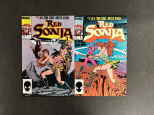 Red Sonja (1985) #'s 1-2 Complete FN/VF (7.0) Set – Red Sonja #1-2 Comic Book Marvel Comics 1985