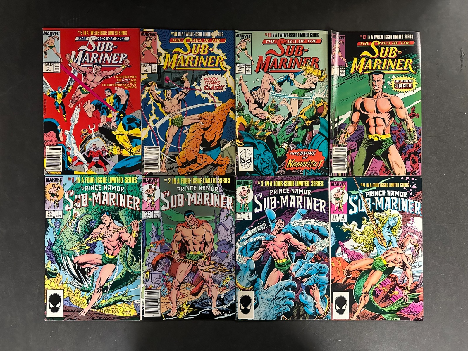 Saga of the Sub-Mariner (1988) #1-12 FN + Prince Namor (1984) #1-4 VF- Lot of 16 – Prince Namor, the Sub-Mariner #Lot…