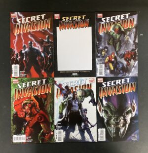 Secret Invasion (2008) #'s 1 2 3 4 5 6 7 8 + Saga + Dark Reign VF (8.0) Set – Avengers #1-34 Comic Book Marvel 2010 A…