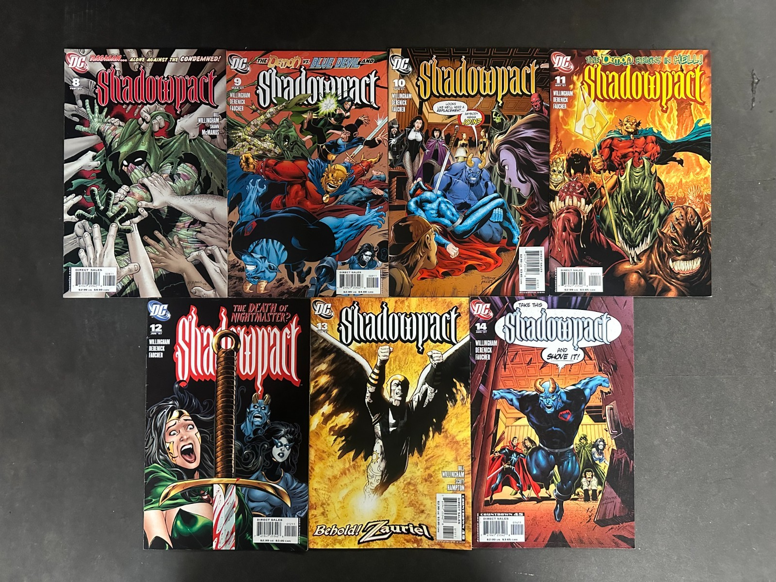 Shadowpact (2006) #1-25 VF- (7.5) Near Complete Set – Shadowpact #1-25 Comic Book DC Comics 2006