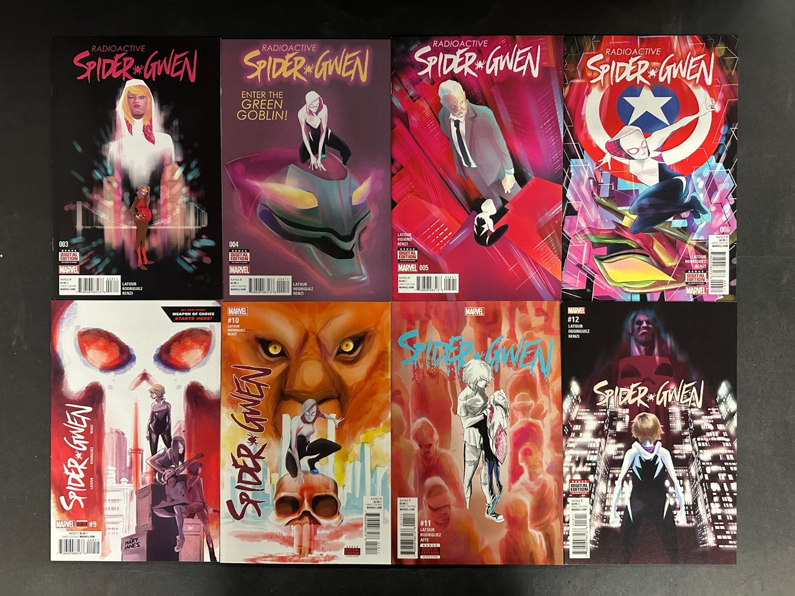 Spider-Gwen (2015) NM #0-34 + Annual + Spider-Women 8 Part Crossover Set – Spider-Gwen Comic Book Marvel Comics 2015