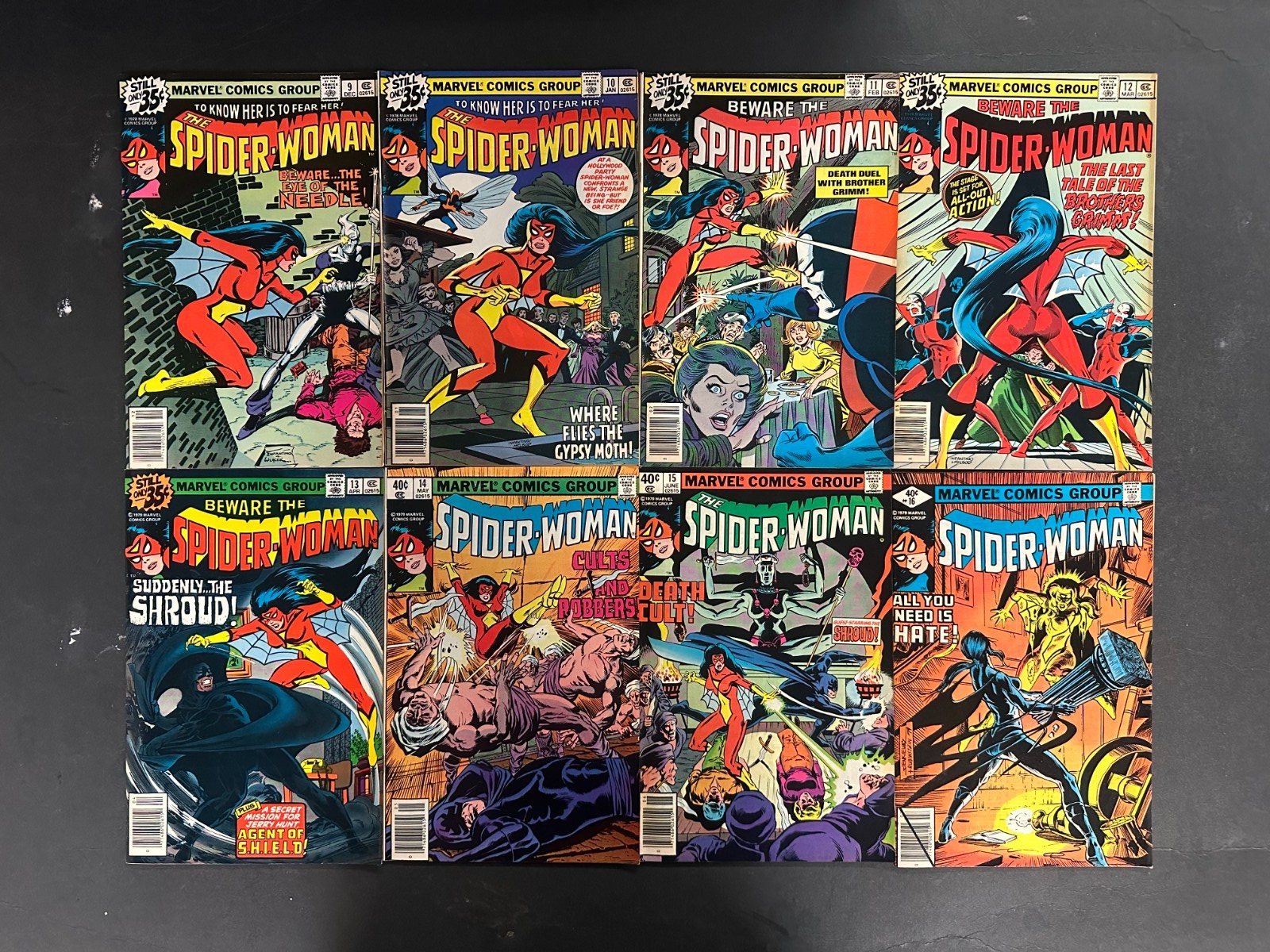 Spider-Woman (1978) #1-50 FN (6.0) Complete Set – Spider-Woman #1-50 Marvel Comics 1978