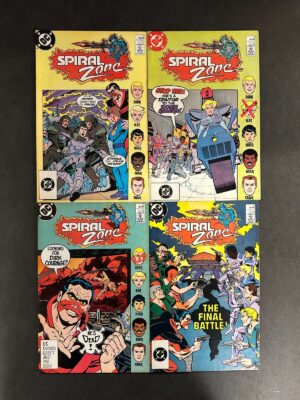 Spiral Zone (1988) #1-4 FN+ (6.5) Complete Set – Spiral Zone #1-4 Comic Book DC Comics 1988 Other