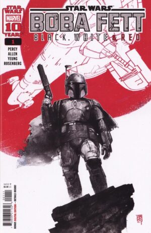 Star Wars: Boba Fett - Black, White, & Red (2025) #1 NM Alex Maleev Cover – Star Wars #4 Comic Book Marvel 2025 Star…