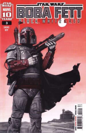 Star Wars: Boba Fett - Black, White, & Red (2025) #3 NM E.M Gist Cover – Star Wars #3 Comic Book Marvel Comics 2025 S…