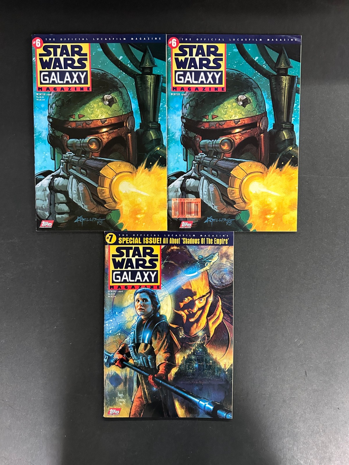 Star Wars: Galaxy Magazine (1994) #'s 2, 3, 5, 6, 7 VF (7.5) Lot of 7 – Star Wars Galaxy Magazine #Lotof7 Topps Comic…