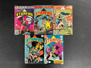 Starfire (1976) #1-5 Near Complete Reader Lot – Starfire #12345 Comic Book DC Comics 1976 Teen Titans