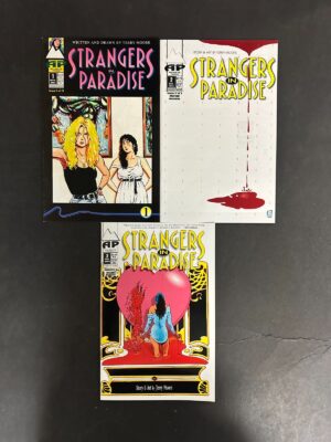 Strangers in Paradise (1993) #1-3 (8.5+) 1st Prints Complete Set – Strangers in Paradise #1-3 DC 1993 Other