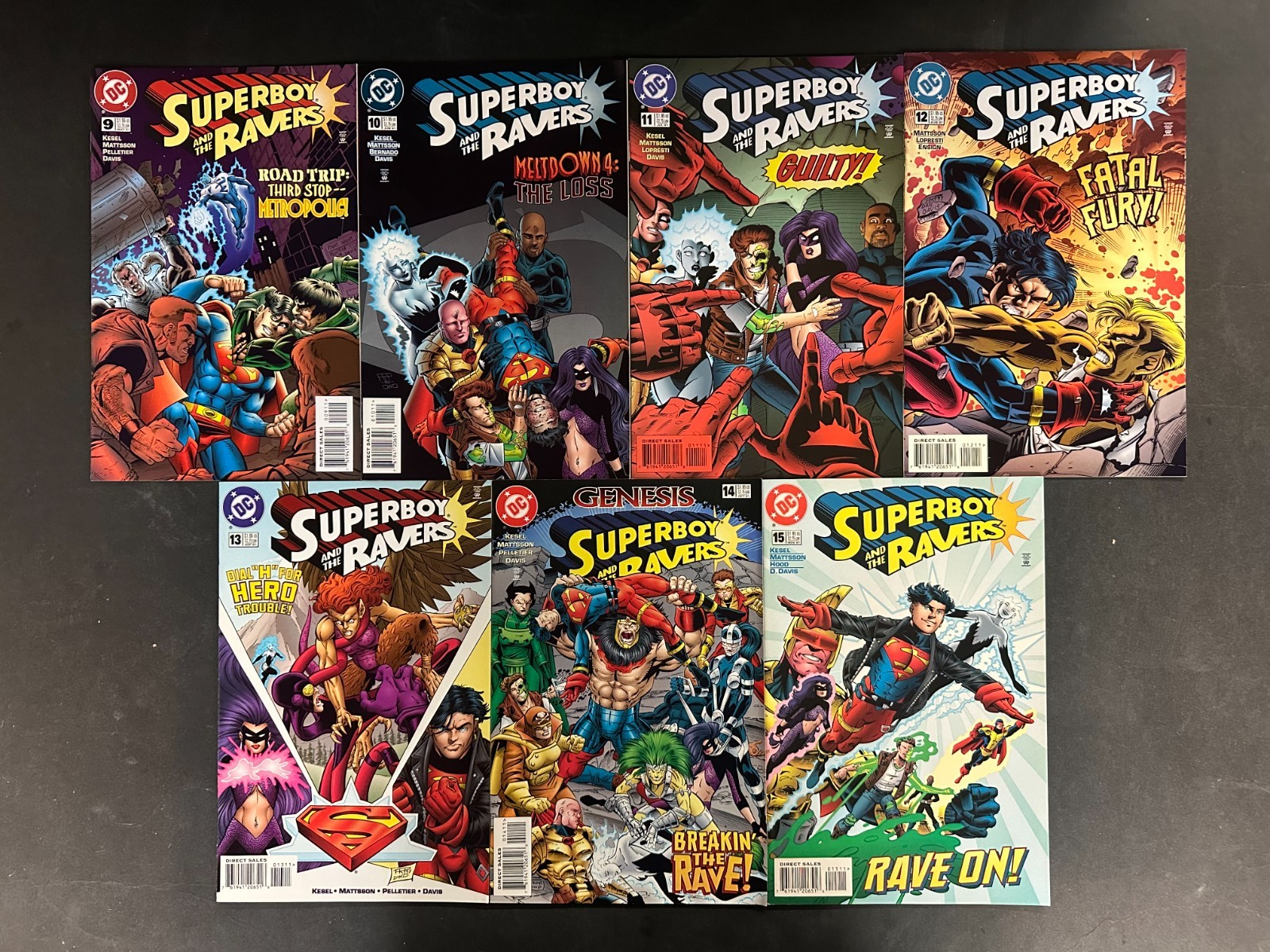Superboy & The Ravers (1996) #1-15 Near Complete VF+ (8.5) Set – Superboy & The Raver #5 DC 1996