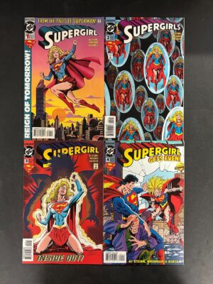 Supergirl (1994) #1-4 Complete VF/NM (9.0) Set – Supergirl #1 Comic Book DC Comics 1994 Supergirl
