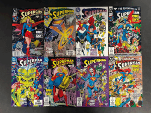 "Superman" Panic in the Sky! (1992) 8 Issue Complete VF+ Set – Panic in the Sky #1 Comic Book DC Comics 1992