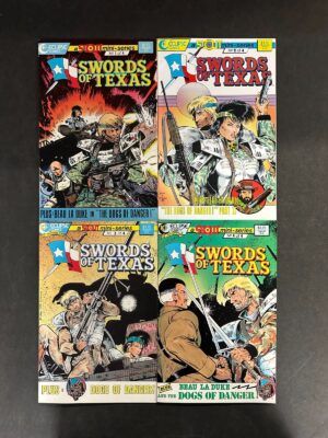 Swords of Texas (1987) #1-4 VF- (7.5) Complete Set Eclipse – Swords of Texas #1-4 Eclipse Comics 1987 Other