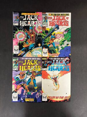 The Jack of Hearts (1984) #1-4 Complete VF+ (8.5) Set – The Jack of Hearts #1-4 Comic Book Marvel Comics 1984
