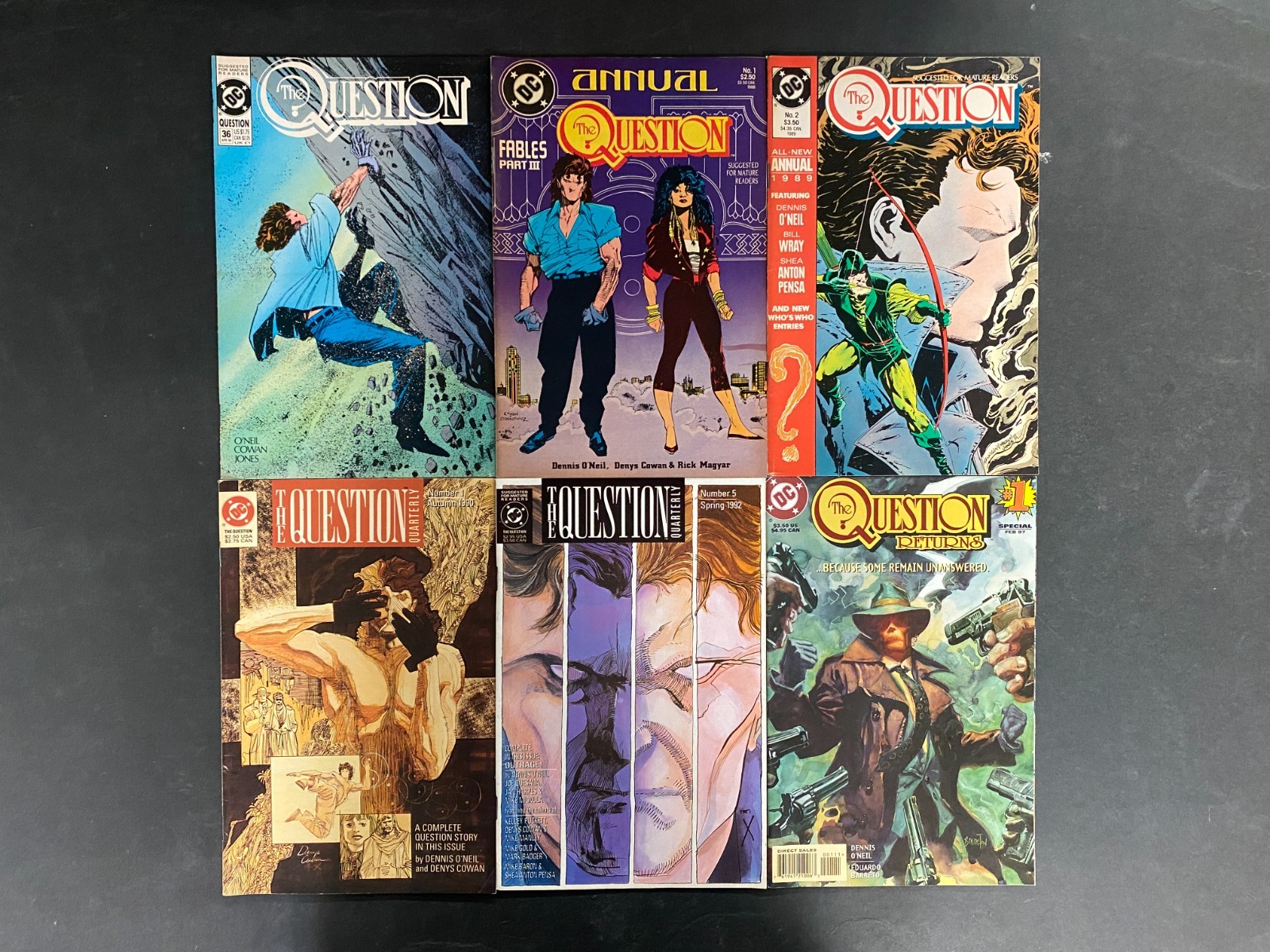 The Question (1986) #'s 1-36 + Special #1 + Quarterly #'s 1  5 + Annual #'s 1 2 – The Question #1-36 Comic Book DC 19…