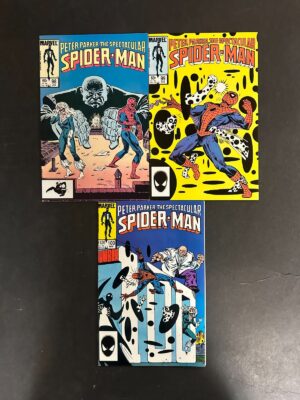 The Spectacular Spider-Man (1976) #98-100 (8.0) 1st App Spot – The Spectacular Spider-Man #98,99,100 Marvel 1976 Spid…