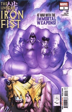 The Undead Iron Fist (2025) #3 NM Whilce Portacio Cover – Iron Fist #3 Marvel Comics 2025 Iron Fist