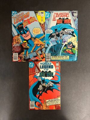 The Untold Legend of the Bat-Man (1980) #1-3 Complete FN (6.0) Set – The Untold Legend of the Batman #1-3 DC Comics 1…