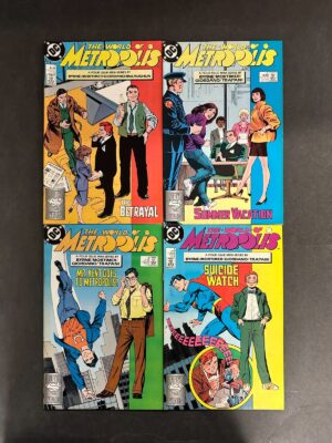 The World of Metropolis (1988) #'s 1 2 3 4 Complete VF- (7.5) Set – World of Metropolis #1-4 Comic Book DC Comics 198…