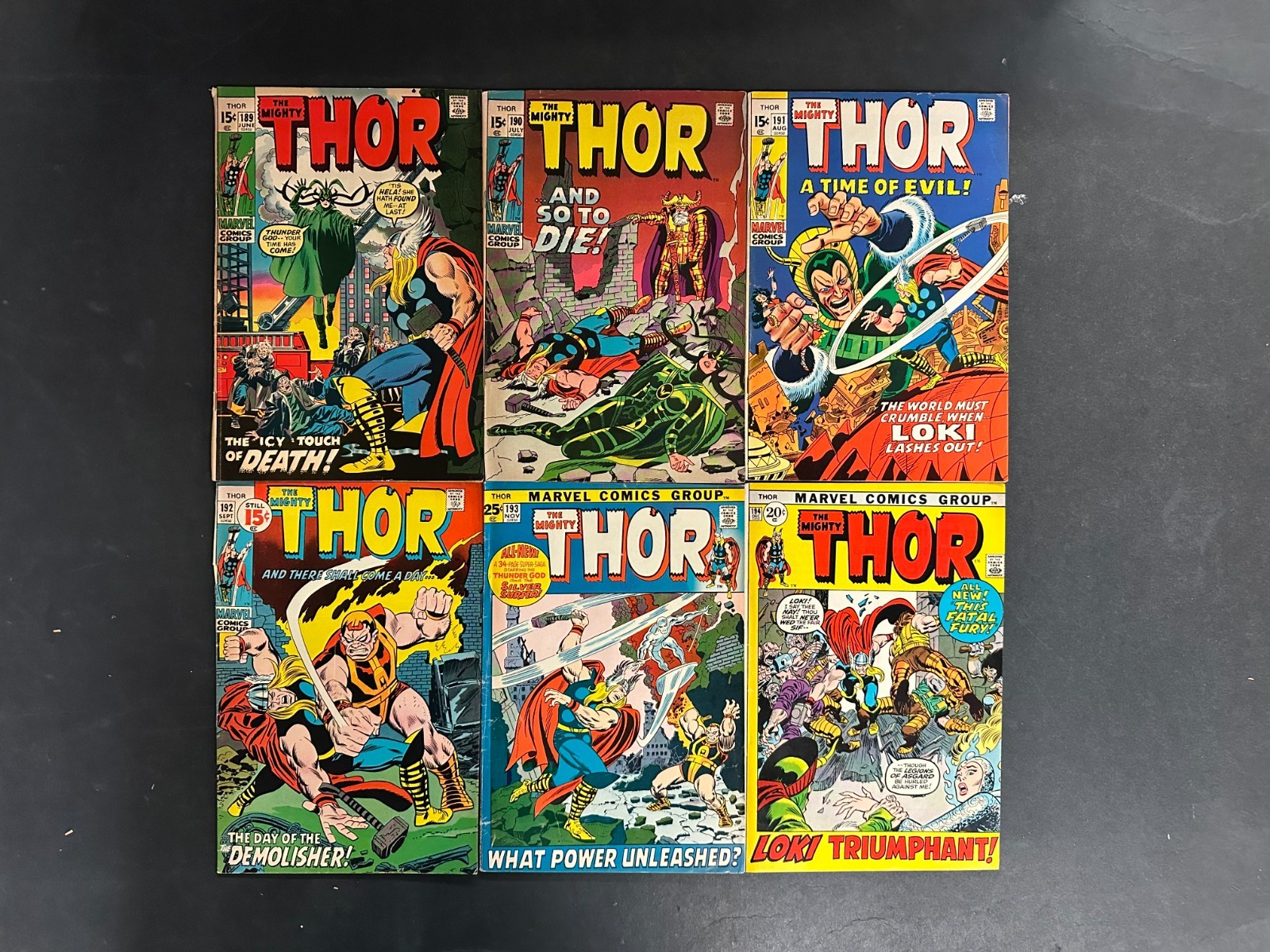 Thor (1966) #183-200 18 Issue Run All Missing Back Covers Reader Lot – Thor #183 Comic Book Marvel 1970 Thor