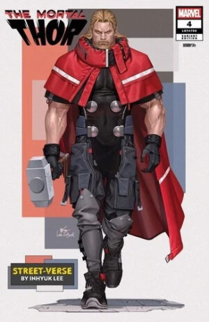 Thor (2025) #4 NM Inhyuk Lee Street-Verse Variant Cover – Thor #4 Comic Book Marvel Comics 2025