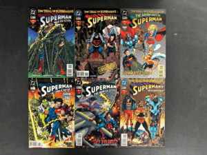Trial of Superman 12 Issue Complete NM- (9.2) Set Man of Steel, Action/Adventure – Superman #12 Comic Book DC Comics…