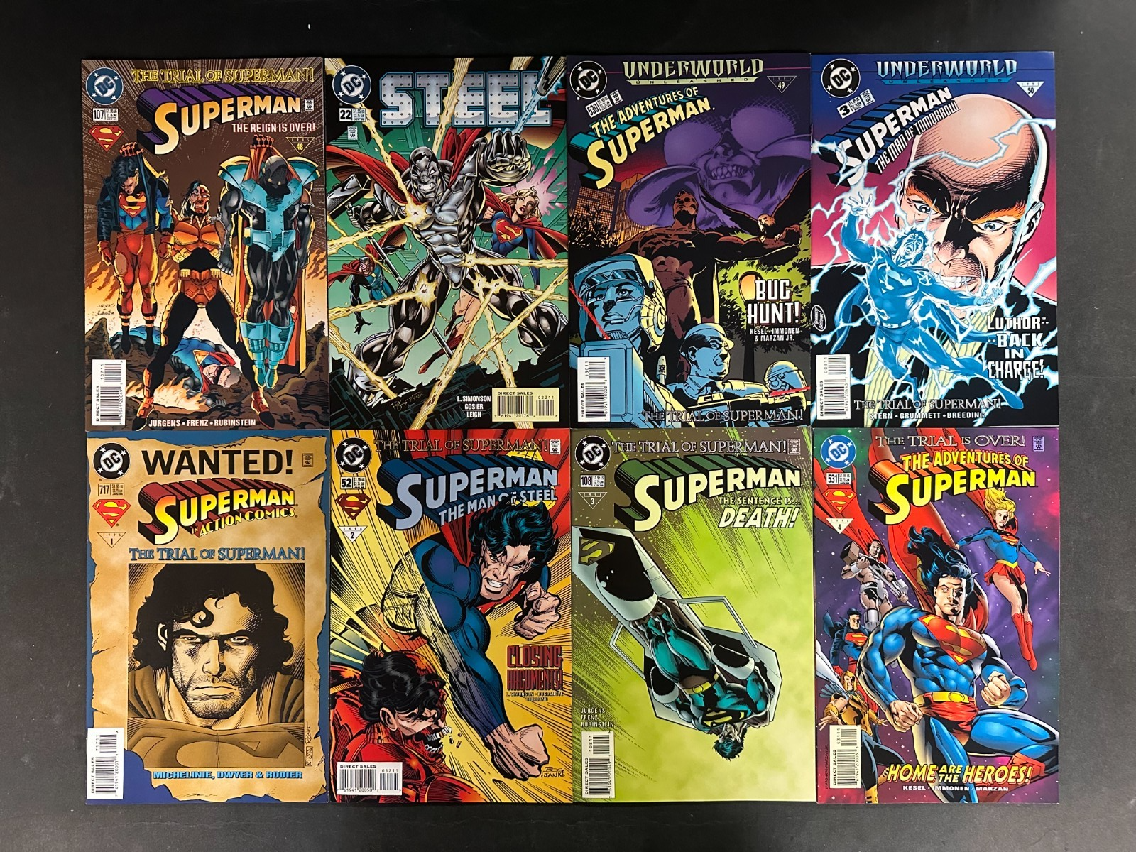 Trial of Superman (1996) 16 part Complete VN/NM (9.0) Set – Superman Comic Book DC Comics 1996