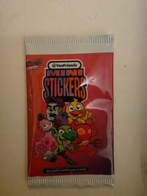 VeeFriends Mini Stickers NYCC 2025 Exclusive Sticker Pack Sealed x12 – Non-Sport Trading Card