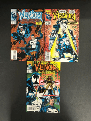 Venom: Funeral Pyre (1993) #'s 1-3 Complete VF/NM (9.0) Lot – Venom: Funeral Pyre #1-3 Comic Book Marvel Comics 1993