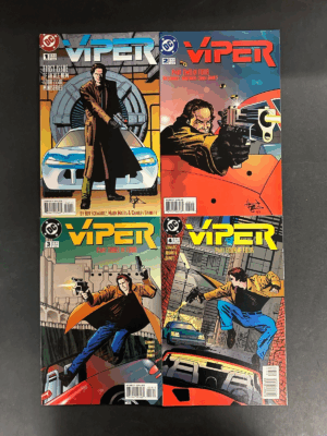 Viper (1994) #1-4 VF/NM (9.0) Complete Set DC – Viper DC Comics 1994