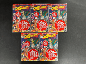 X-Force (1991) #1-50 NM- (9.2) Includes All 5 #1 Cards – X-Force #1-50 Comic Book Marvel 1991